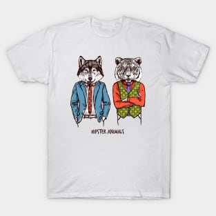 Hipster Animals T-Shirt